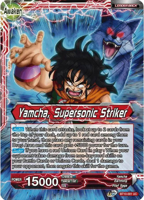 Yamcha // Yamcha, Supersonic Striker card art
