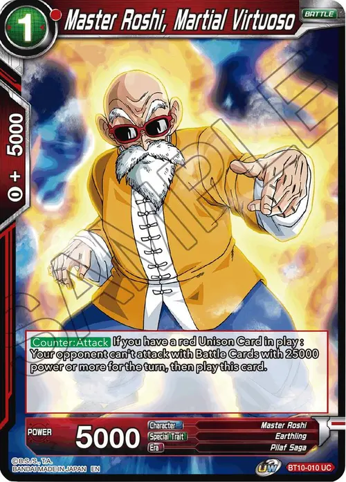 Master Roshi, Martial Virtuoso card art