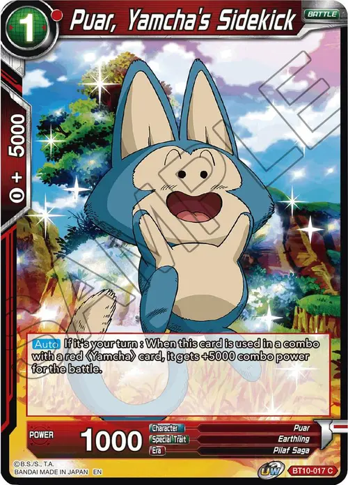 Puar, Yamcha's Sidekick card art