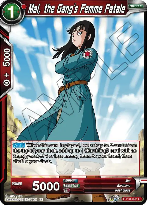 Mai, the Gang's Femme Fatale card art