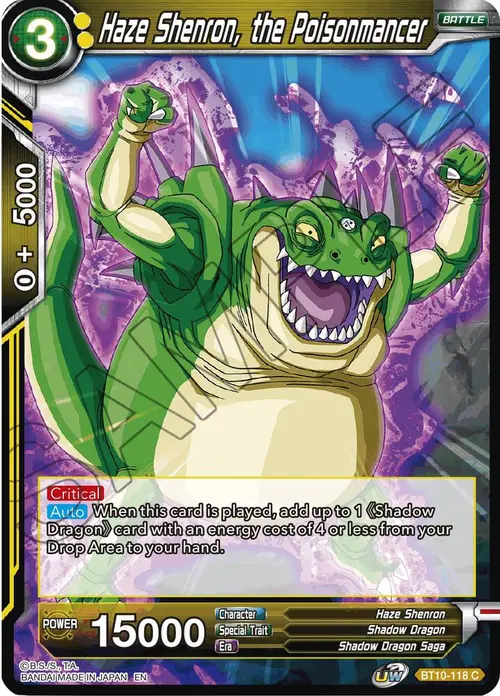 Haze Shenron, the Poisonmancer card art
