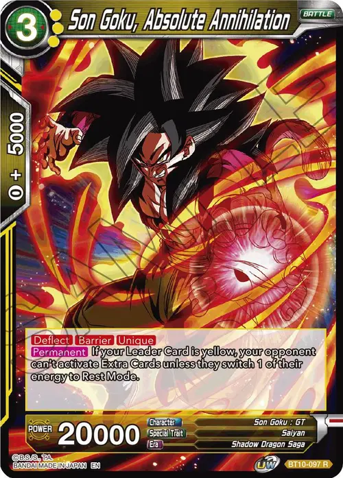 Son Goku, Absolute Annihilation card art
