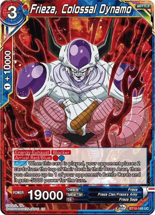 Frieza, Colossal Dynamo card art