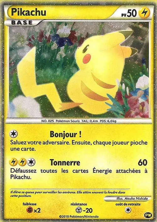 Pikachu (French) card art
