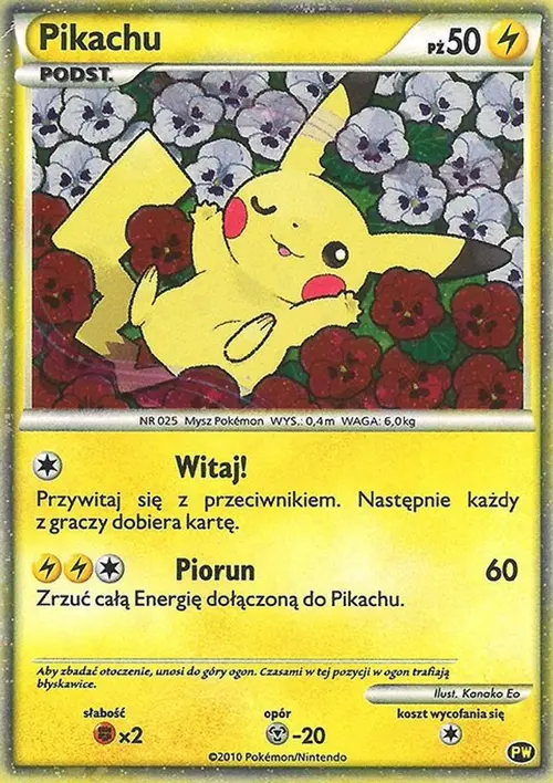 Pikachu (Polish) card art