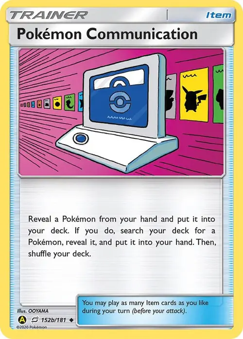 Pokemon Communication card art