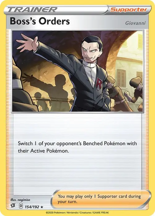 Boss's Orders card art