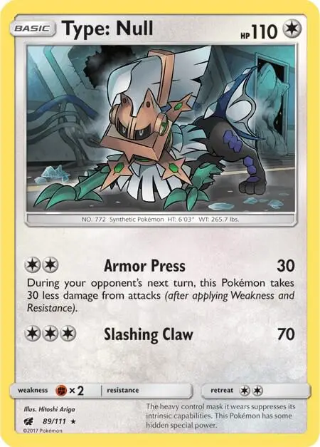 Type: Null - 89/111 (SM Crimson Invasion) card art