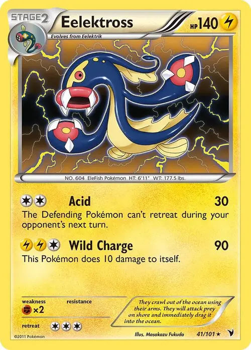 Eelektross - 41/101 (Noble Victories) card art