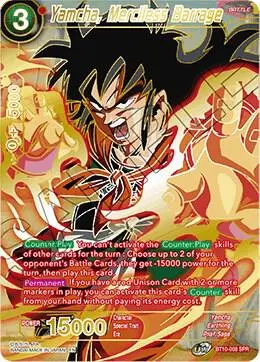 Yamcha, Merciless Barrage (SPR) card art