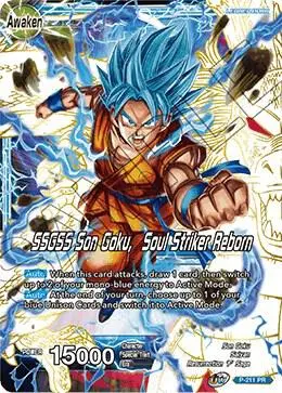 Super Saiyan God Son Goku // SSGSS Son Goku, Soul Striker Reborn card art