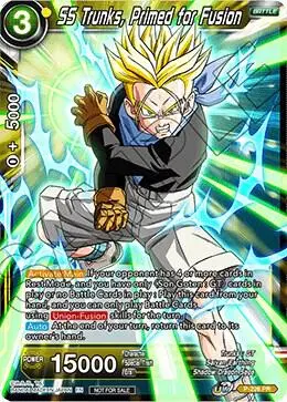 SS Trunks, Primed for Fusion card art