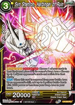 Syn Shenron, Harbinger of Ruin card art