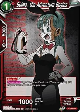 Bulma, the Adventure Begins card art