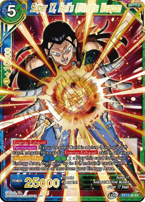 Super 17, Hell's Ultimate Weapon card art