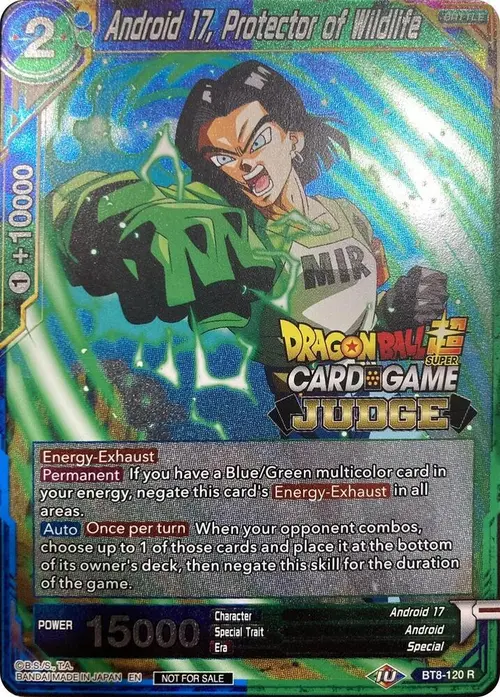 Android 17, Protector of Wildlife card art