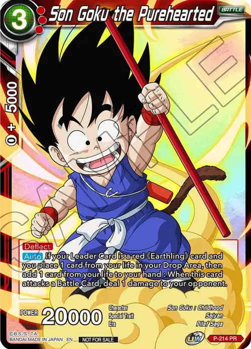Son Goku the Purehearted (Alternate Art) card art