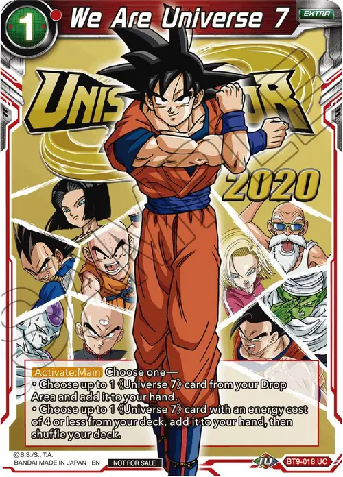 We Are Universe 7 card art