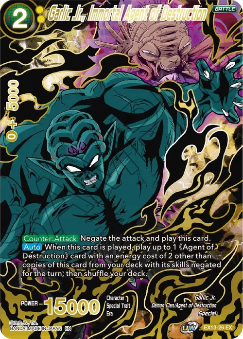 Garlic Jr., Immortal Agent of Destruction card art