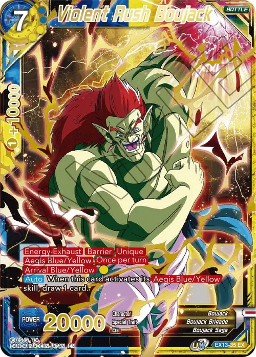 Violent Rush Boujack card art