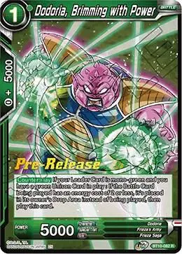 Dodoria, Brimming with Power card art