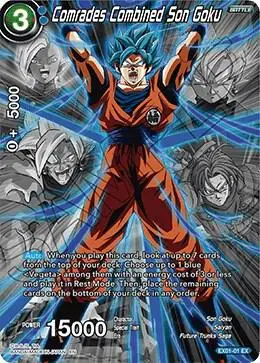 Comrades Combined Son Goku (Alternate Art) card art