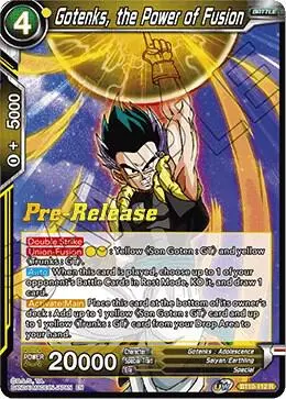 Gotenks, the Power of Fusion card art