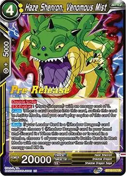 Haze Shenron, Venomous Mist card art