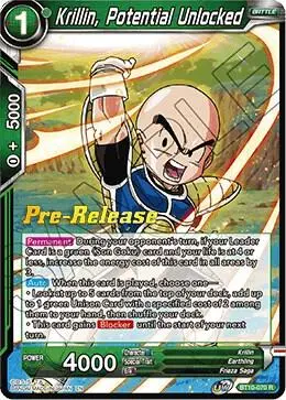 Krillin, Potential Unlocked card art