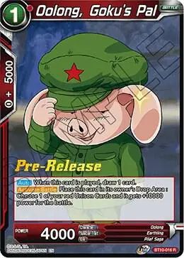 Oolong, Goku's Pal card art