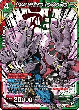 Champa and Beerus, Capricious Gods (Alternate Art) card art