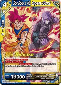 Son Goku & Hit, Supreme Alliance card art