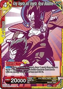 King Vegeta and Vegeta, Royal Bloodline (Alternate Art) card art