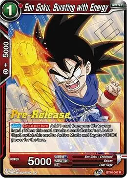 Son Goku, Bursting with Energy card art