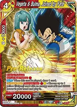 Vegeta & Bulma, Joined by Fate card art