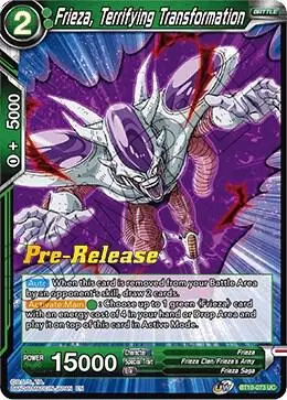 Frieza, Terrifying Transformation card art