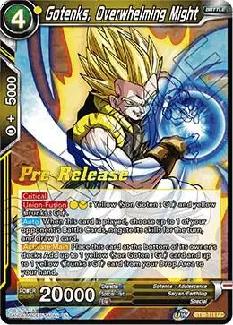 Gotenks, Overwhelming Might card art