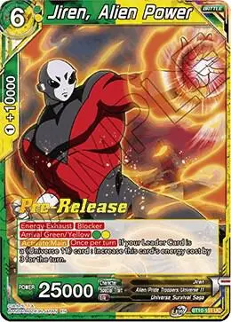 Jiren, Alien Power card art