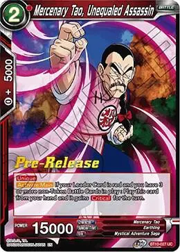 Mercenary Tao, Unequaled Assassin card art