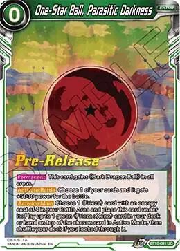 One-Star Ball, Parasitic Darkness card art