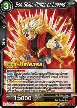Son Goku, Power of Legend card art