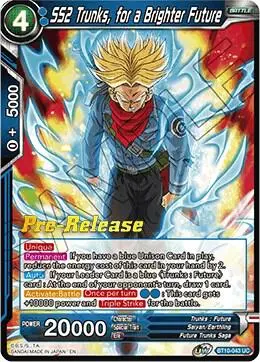 SS2 Trunks, for a Brighter Future card art