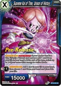 Supreme Kai of Time, Unison of History card art