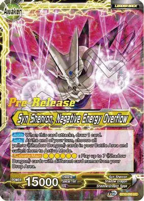 Syn Shenron // Syn Shenron, Negative Energy Overflow card art