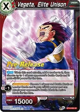 Vegeta, Elite Unison card art
