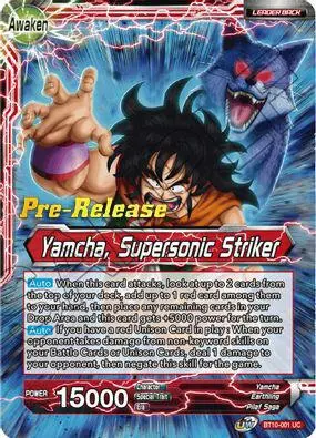 Yamcha // Yamcha, Supersonic Striker card art