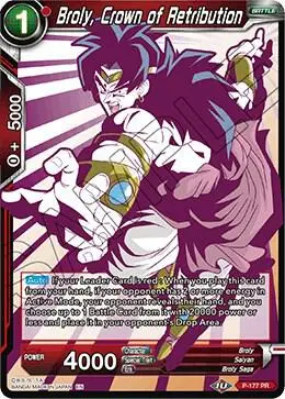 Broly, Crown of Retribution (Alternate Art) card art