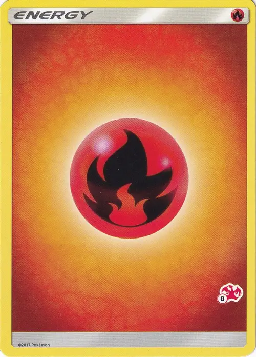 Fire Energy (#8 Charizard Stamped) card art