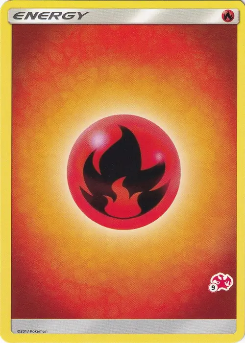 Fire Energy (#9 Charizard Stamped) card art