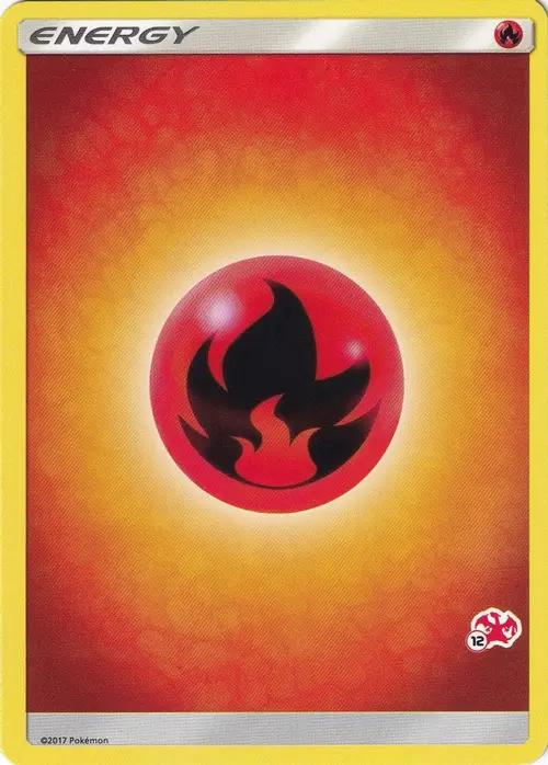 Fire Energy (#12 Charizard Stamped) card art